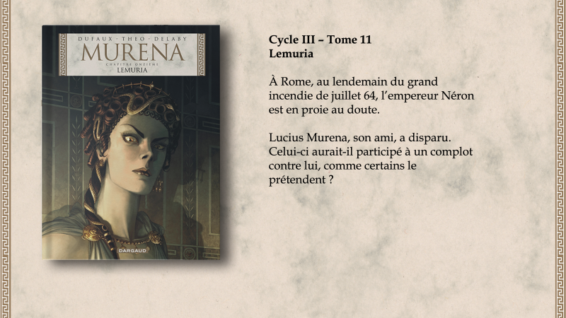 Murena, la série BD de la Rome Antique !
